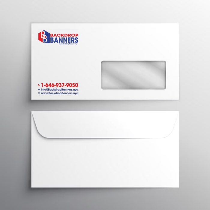 Rush 10 Window Envelopes